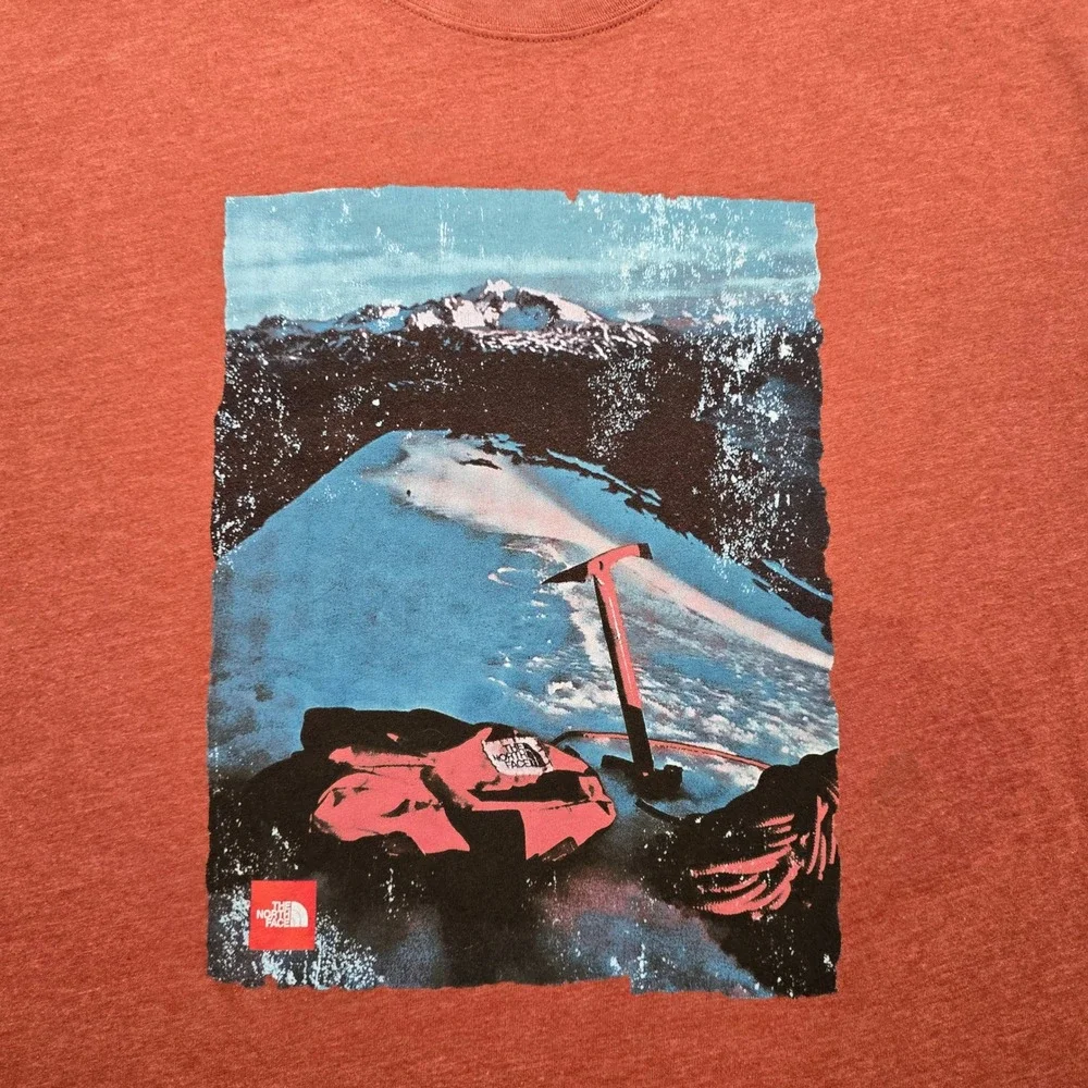 The North Face‎ Never Stop Exploring Tshirt Mens XL Long Sleeve Graphic Mountain